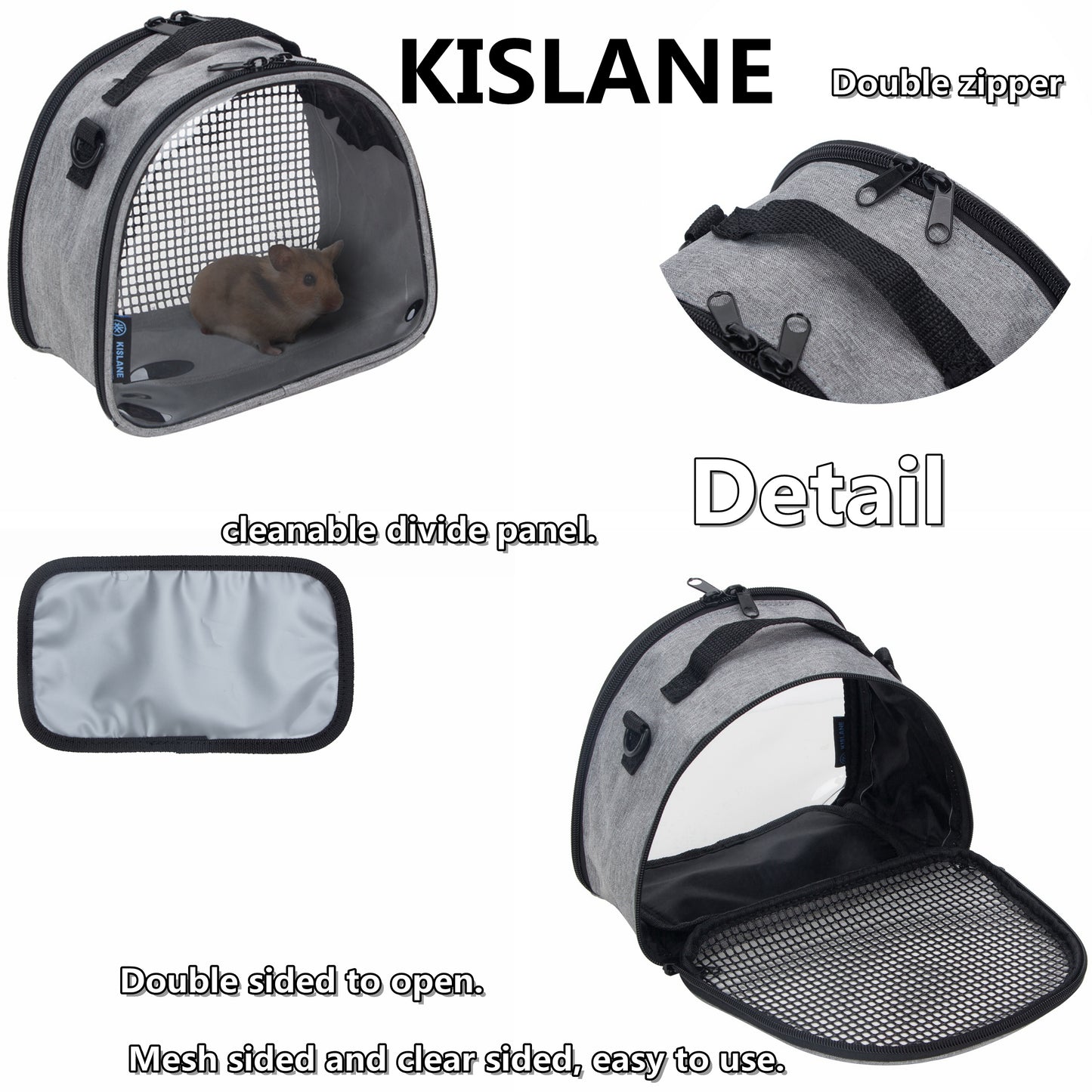 Breathable Portable Hamster Carrier Bag for Outgoing Travel,hanging Tote Carry Bag for Squirrel Rats Sugar Glider Ferret.