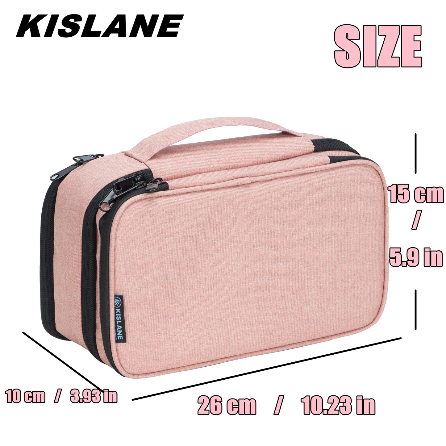 Baby Girl Hair Accessories Travel Storage Bag For Soft Headbands Holder, Barrette, Bows, Hair Ties, Pins