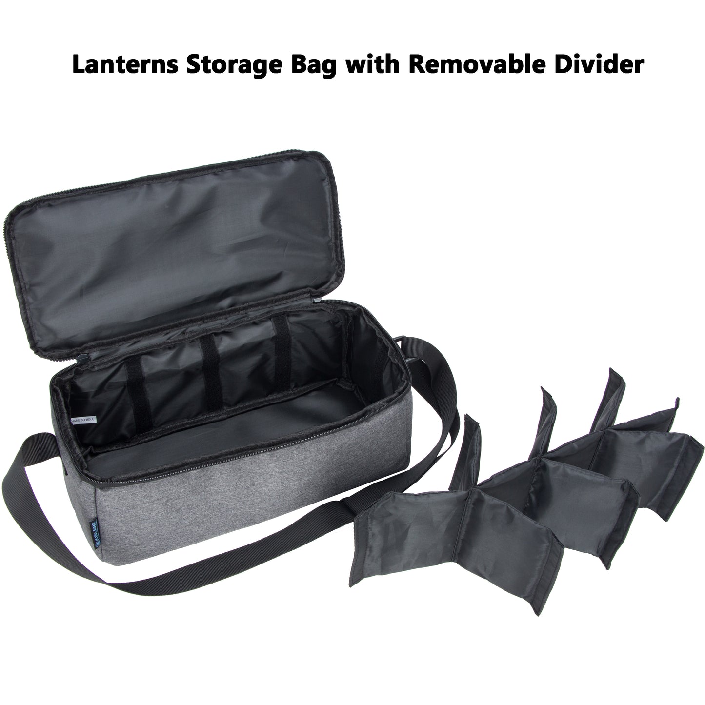 Carrying Storage Bag for Vont Camping Lanterns with Removable Divider Fits for Home, Camping, Hiking