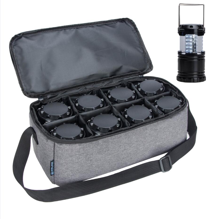 Carrying Storage Bag for Vont Camping Lanterns with Removable Divider Fits for Home, Camping, Hiking