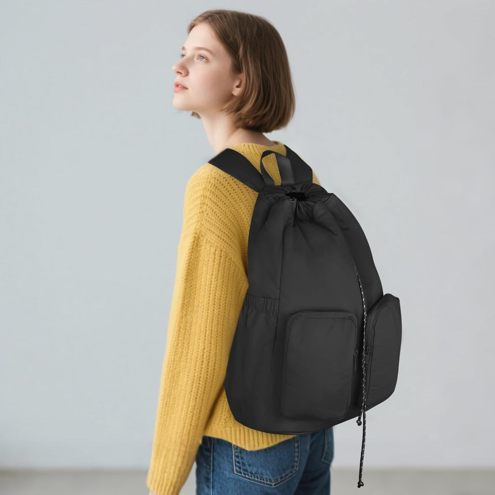 MICOM Travel Backpack for Women Puffer College Laptop Bookbag
