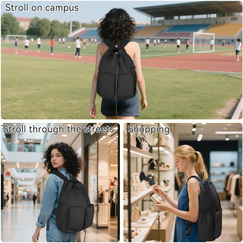 MICOM Travel Backpack for Women Puffer College Laptop Bookbag