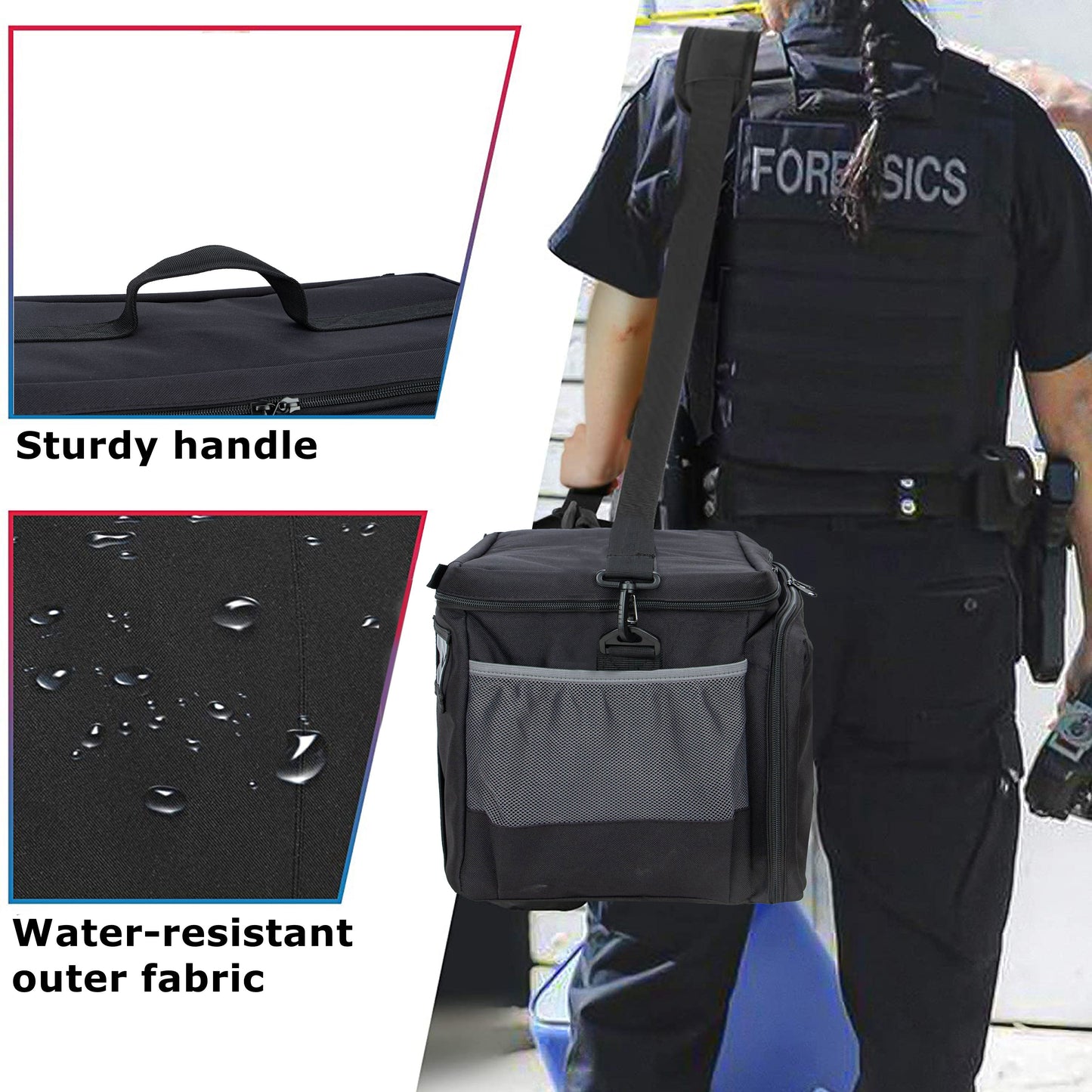 Car Truck Front Seat Organizer for Police Law Enforcement Gear