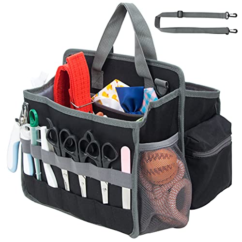 Pet Grooming Carrying Bag, Shoulder Cat Grooming Tools Storage Bag, Travel Dog Grooming Supplies Organizer