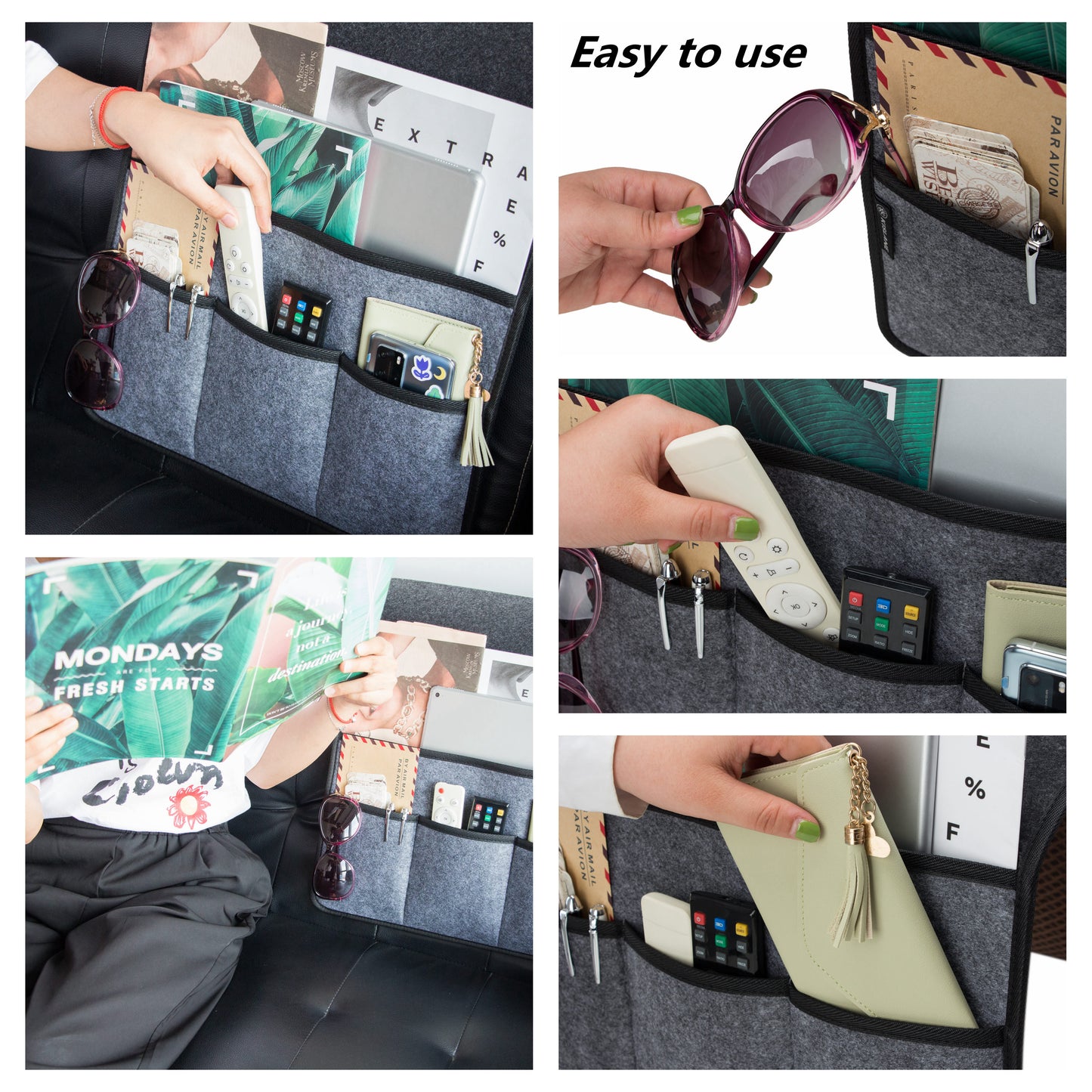 Anti-Slip Armrest Caganizer for Couch Recliner Arm Chair Organizer Storagddy Remote Control Ore,Armchair Sofa Holder