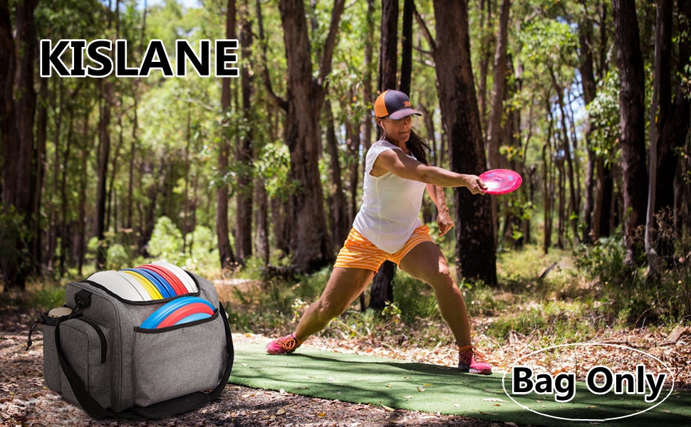Frisbee Disc Golf Shoulder Bag with 30-35 Disc Storage Capacity | Introductory Disc Golf Storage Organizer, Disc Sports Golf Backpack Bag