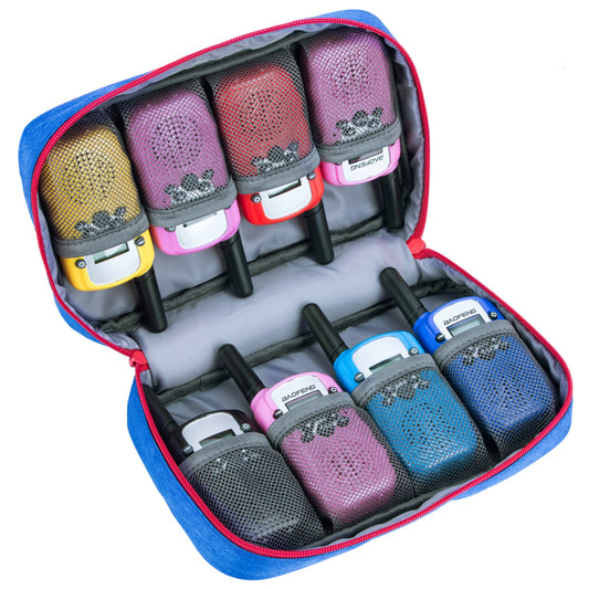 Carrying Case for 8 Kids Walkie Talkies Suitable for Most Children's Walkie Talkie for Home Outdoor Using