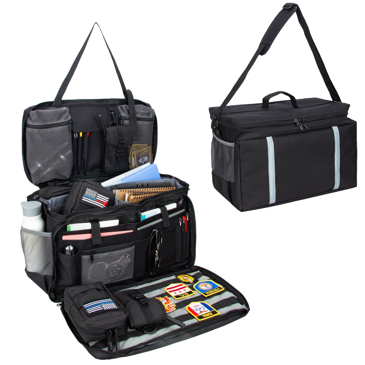 Car Truck Front Seat Organizer for Police Law Enforcement Gear