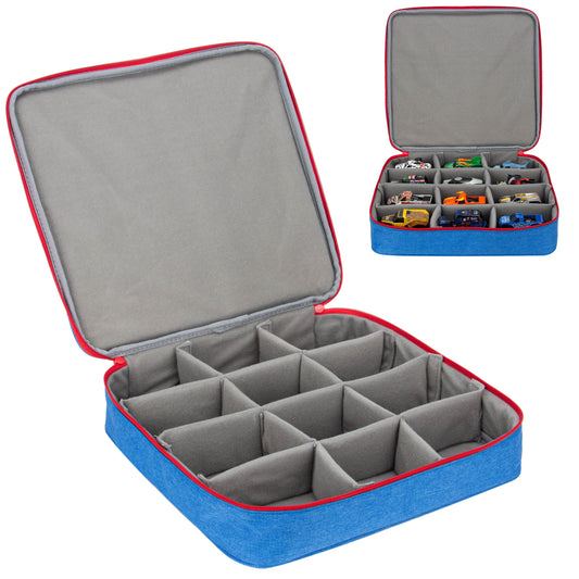 Carrying Case for 12 Monster Jam Toy Trucks, Kids Toy Cars Storage Bag Hold 12 Monster Jam Toy Trucks